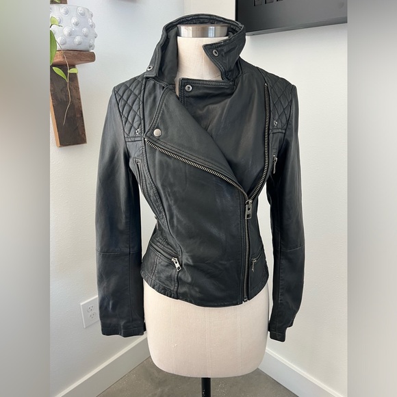 All Saints Leather Jacket - Picture 2 of 11